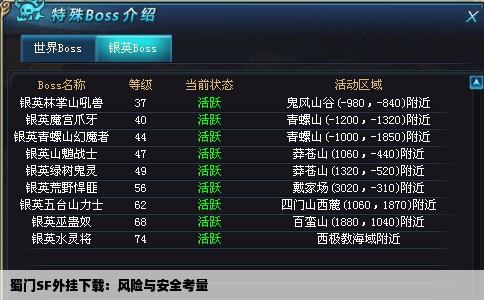 蜀门SF外挂下载：风险与安全考量